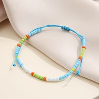 Fashion Bohemian Style Colorful Beaded Adjustable Beach Anklet Wholesale main image 3