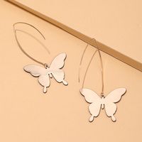 Fashion Simple Printed Black Butterfly Alloy Earrings Wholesale main image 4