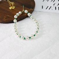 Bunte Perlen Kontrast Perle Persönlichkeit Halskette sku image 2
