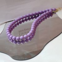 Solid Color Beaded Pearl Sweet Necklace Multicolors sku image 4