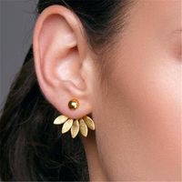 Fashion Geometric Plating Alloy Rhinestones Zircon Earrings main image 5