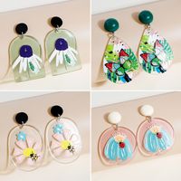 Fashion Cartoon Cute Earrings Butterfly Flower Honeybee Earrings main image 6