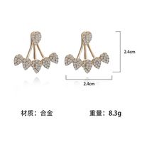 Fashion Geometric Plating Alloy Rhinestones Zircon Earrings main image 2