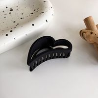 Black Shark Clip Simple Temperament Back Hair Clip Headdress Frosted Hairpin sku image 6