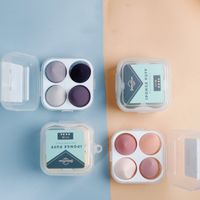 4 Pieces Of Makeup Egg Carton Powder Puff For Wet And Dry Dual-use Purposes main image 6