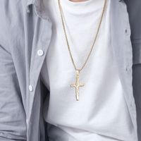 Fashion Lucky Tree Cross Male And Female Wear Pendant Stainless Steel Necklace main image 2