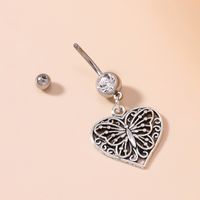 Retro Style Hollow Butterfly Shape Pendant Belly Ring Wholesale main image 2