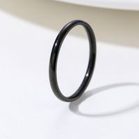 Titanium Steel 16K Gold Plated White Gold Plated Gold Plated Simple Style Polishing Round No Inlaid main image 2