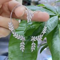 Personalized Leaf Fashionable Non Piercing Earrings main image 3
