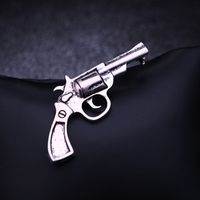 Fashion Pistol Alloy Zinc Plating Men'S Brooches main image 5