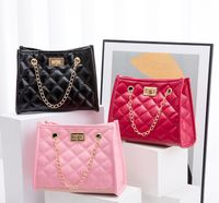 New Fashion Women's Solid Color Geometric  Embroidered Bag main image 1