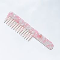 Fashion New Retro Cellulose Acetate Comb Marble Pattern Hair Accessories main image 4