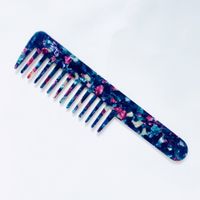 Fashion New Retro Cellulose Acetate Comb Marble Pattern Hair Accessories sku image 3