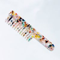 Fashion New Retro Cellulose Acetate Comb Marble Pattern Hair Accessories sku image 6