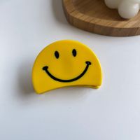 Sweet Smiley Face Acetic Acid Sheets Handmade Hair Claws 1 Piece sku image 2