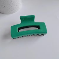 Fashion Acetate Grip Retro Green Contrast Color Hair Claw Hair Accessories sku image 2