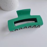 Fashion Acetate Grip Retro Green Contrast Color Hair Claw Hair Accessories sku image 4
