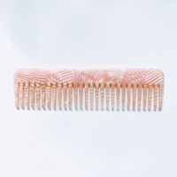 Fashion Simple Marble Texture Solid Color Acetate Large Comb Anti-static sku image 10