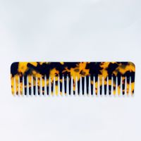 Fashion Simple Marble Texture Solid Color Acetate Large Comb Anti-static sku image 3