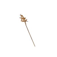 Simple Style Pearl Lotus Tassel Hairpin Alloy Hair Clasp main image 4