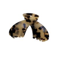 Retro Style Leopard Print Acetate Plate Hair Clip Headdress main image 3