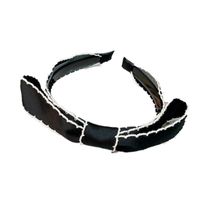 Korean Style Long Bow Thin Headdress Hit Color Headband With Teeth Buckle main image 4