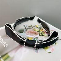 Korean Style Long Bow Thin Headdress Hit Color Headband With Teeth Buckle sku image 1