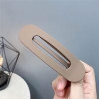 Simple Hollow Resin Hair Clip Face Wash Makeup Hairpin sku image 2