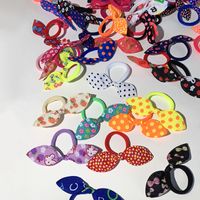 50-piece Set Children's Rubber Band Cute Bowknot Colorful Hair Rope Hair Accessories Wholesale main image 3