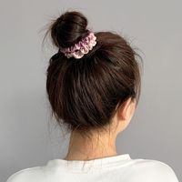 Einfache Stil Satin Seide Einfarbig Haar Seil Headwear main image 4