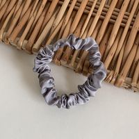 Simple Style Satin Silk Solid Color Hair Rope Headwear sku image 1