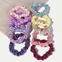 Wholesale Satin Small Size Traceless Satin Hair Rope Headdress main image 2