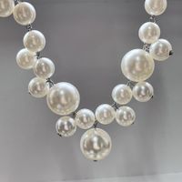 Retro Geometric Imitation Pearl Women's Necklace main image 4