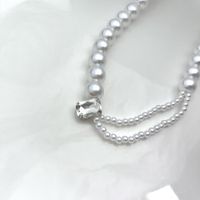Mode Raffiné Grand Et Petit Perles Couture À La Main Collier De Perles sku image 1
