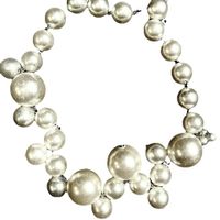 Retro Geometric Imitation Pearl Women's Necklace main image 2