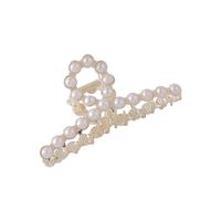 Fashion Mermaid Colorful Shell White Pearl Cross Barrettes Hair Accessories main image 2