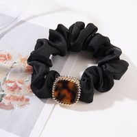 Fashion Simple Leopard Print Acetate Alloy Female Hair Ring Hair Accessories main image 4