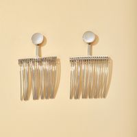 Creative Ethnic Style Metal Long Tassel Pendant Earrings main image 3