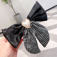 Fashion Sweet Big Hairpin Bow Hair Accessories Ponytail Clip Women main image 5