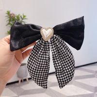 Fashion Sweet Big Hairpin Bow Hair Accessories Ponytail Clip Women sku image 1