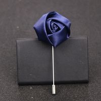 Fashion New Style Color Rose Flower Shape Corsage Alloy Brooch sku image 5