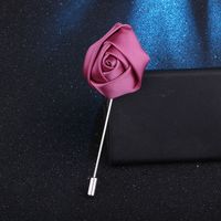 Fashion New Style Color Rose Flower Shape Corsage Alloy Brooch sku image 6