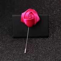 Fashion New Style Color Rose Flower Shape Corsage Alloy Brooch sku image 17