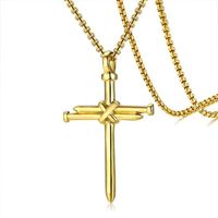 Simple Style Cross Alloy Necklace sku image 1