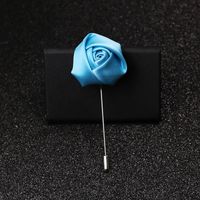 Fashion New Style Color Rose Flower Shape Corsage Alloy Brooch sku image 18
