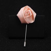 Fashion New Style Color Rose Flower Shape Corsage Alloy Brooch sku image 1