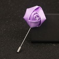 Fashion New Style Color Rose Flower Shape Corsage Alloy Brooch sku image 20
