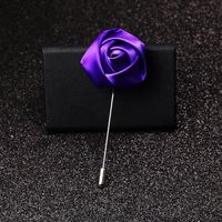 Fashion New Style Color Rose Flower Shape Corsage Alloy Brooch sku image 22