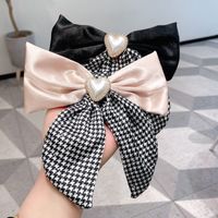 Fashion Sweet Big Hairpin Bow Hair Accessories Ponytail Clip Women main image 3