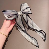 Fashion New Oversized Bow Barrettes Female Clip Hairpin Hair Accessories sku image 1